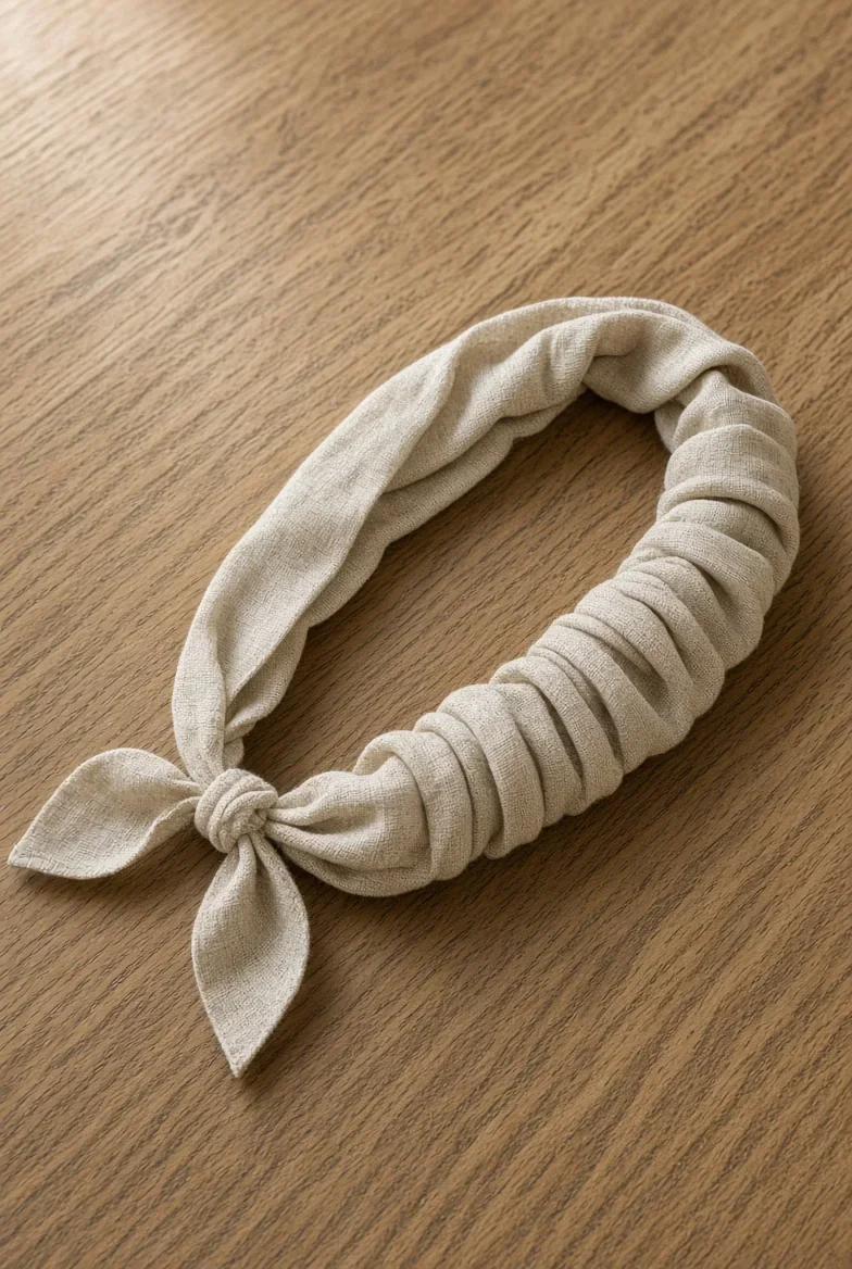 Linen headband