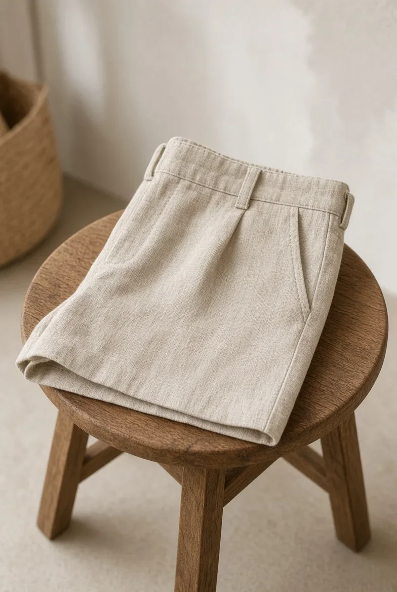 Linen summer shorts