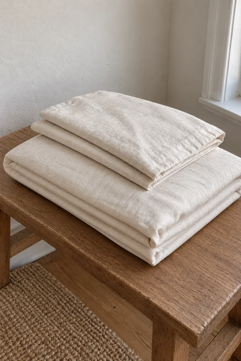Linen bedding set, 200 × 200 cm