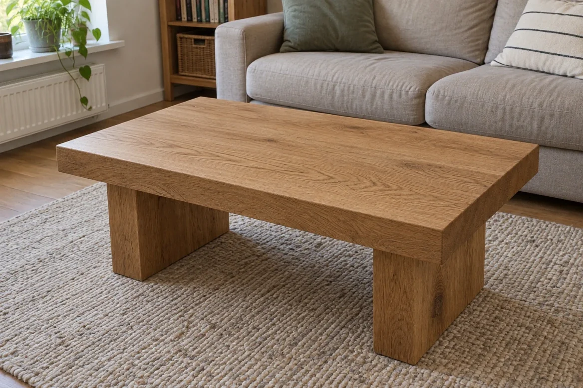 Oak coffee table