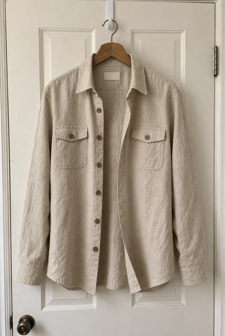 Linen overshirt