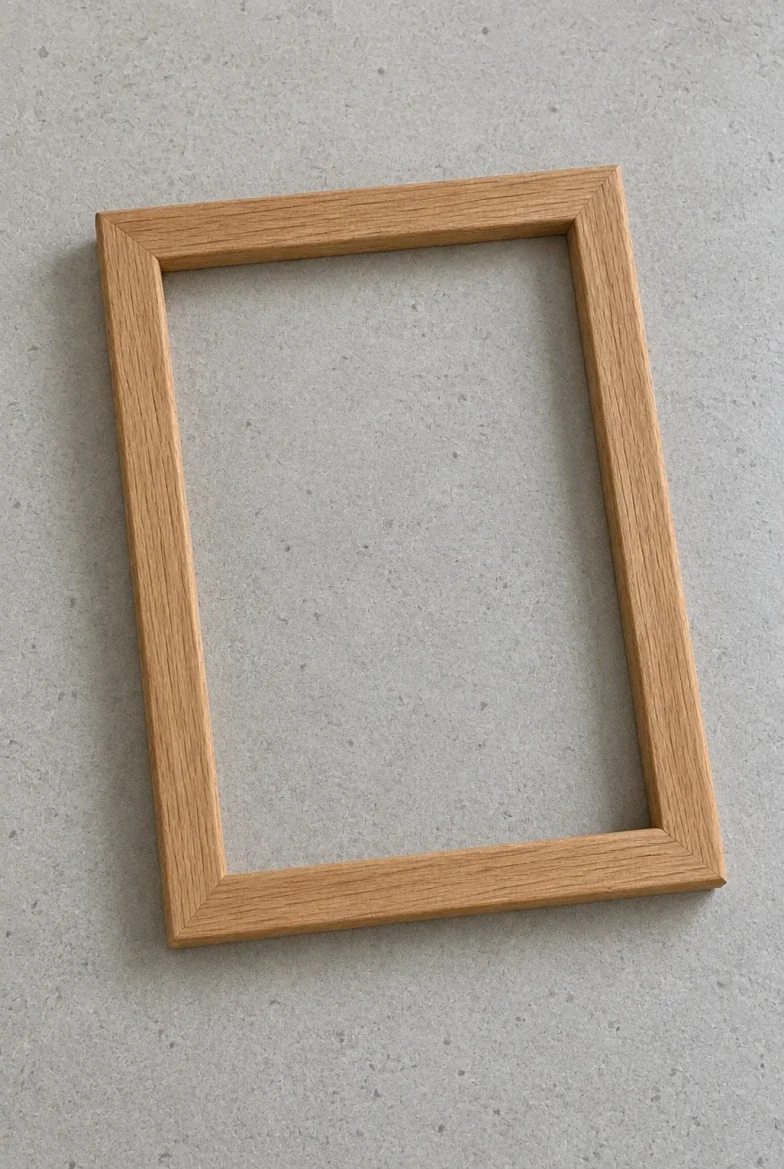 Oak picture frame